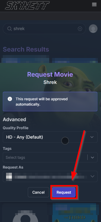 Confirm Button